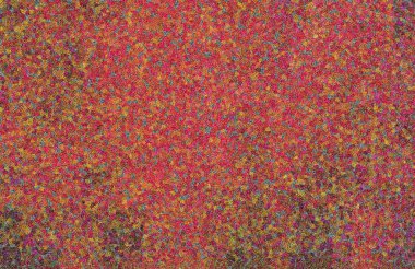 Kırmızı arka plan noktalı desene. Modern arka plan geometrik soyut noktalı deseni daireler. Soyut grunge arka plan, desen grunge vintage tasarım dokulu. Grunge noktalar arka plan.