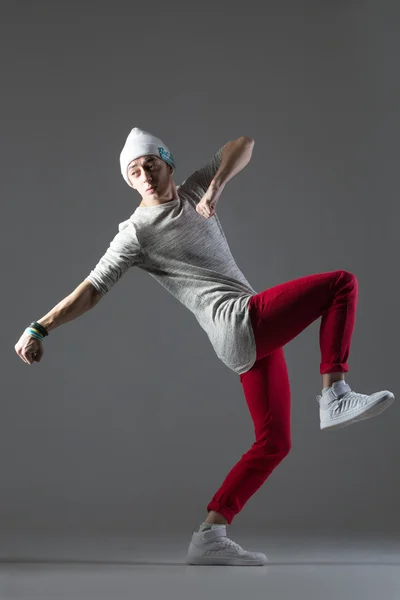Komisk dansare kille — Stockfoto