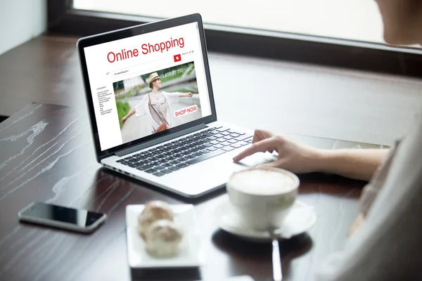 Shopping online concept