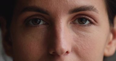 Aşırı yakın görünüm kadın yüzü