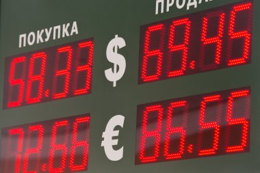 Rus banka elektronik panel
