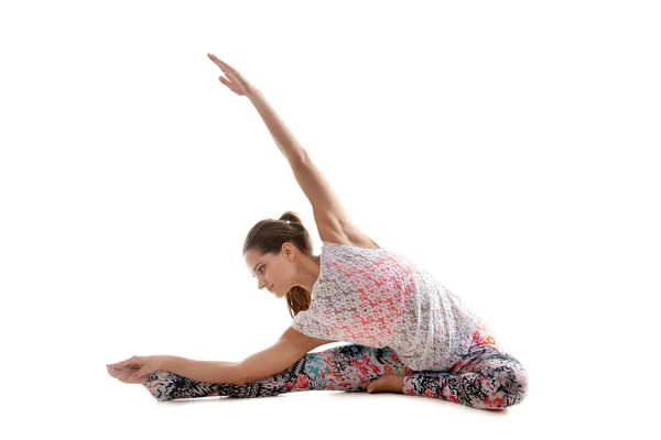 Yoga praktijk — Stockfoto