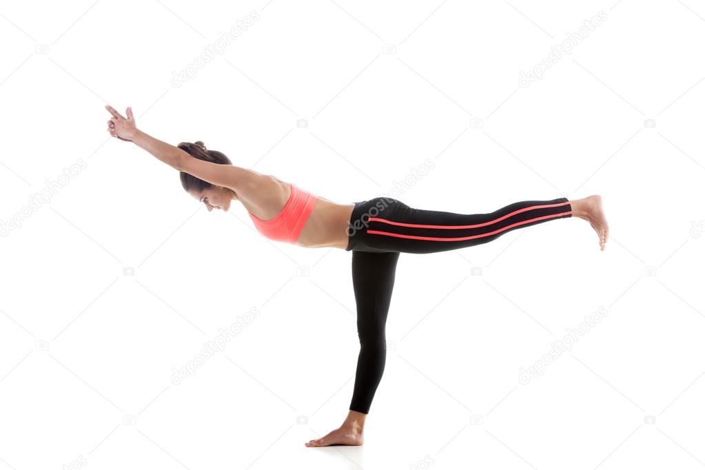 Yoga Pose virabhadrasana 3 