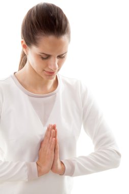 Yoga hareketi namaste