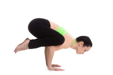 Vinç (karga) yoga Pose