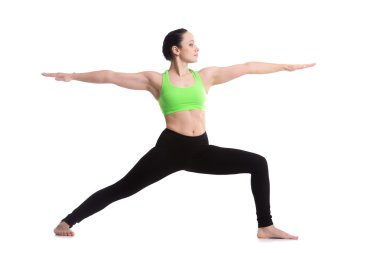 Yoga Pose Warrior 2 clipart