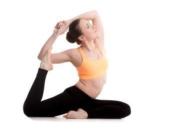 Rajakapotasana yoga pose