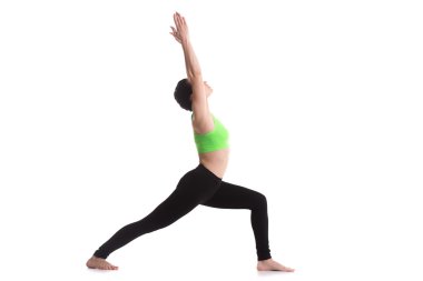 Derin hamle egzersiz, yoga asana Virabhadrasana ben