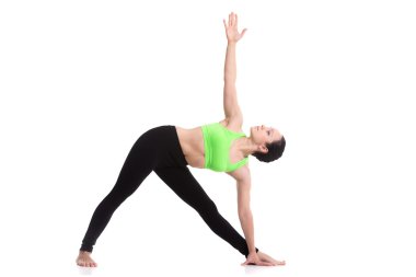Yoga üçgen poz