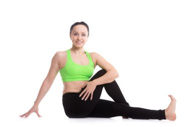 Balıklar yoga yarım efendisi poz