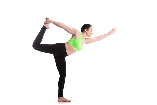 Lord of the Dance yoga pose — Stock Photo, Image