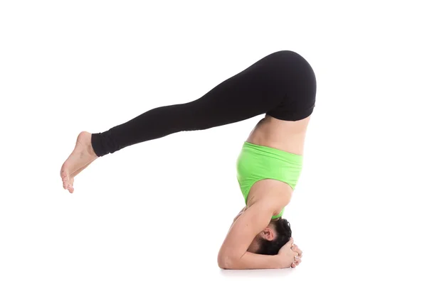 Yoga asana for abs — Stock Photo, Image