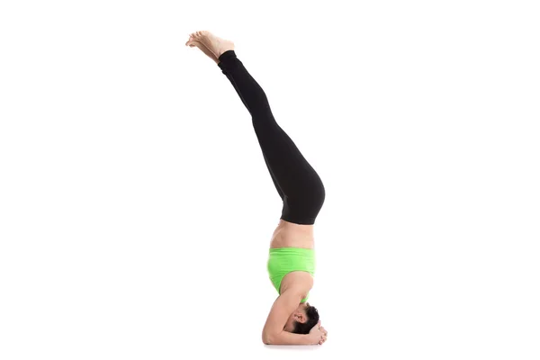 Salamba sirsasana Yoga Pose — Stockfoto