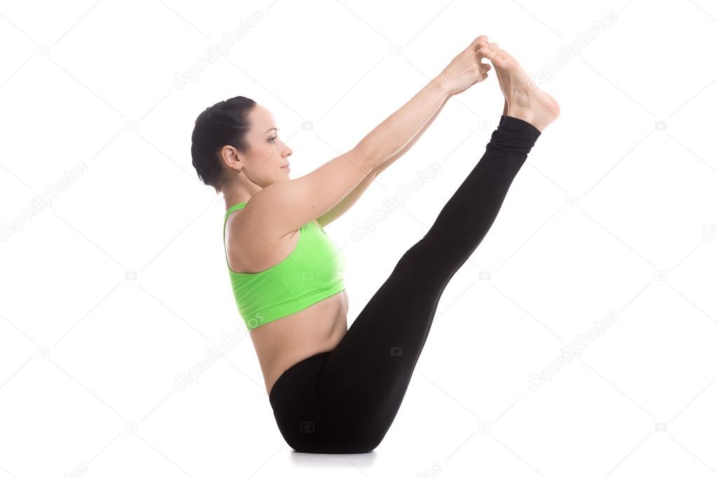 Both big toe yoga pose
