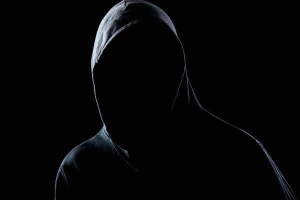 Invisible man in the night darkness — Stock Photo, Image