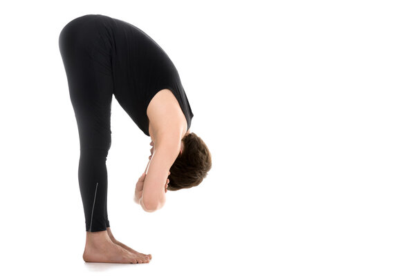 Uttanasana, Elbow Grab