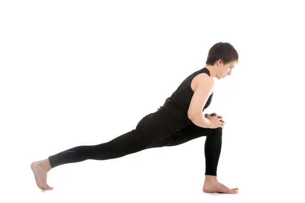 Lunge exercise — Stock Photo, Image