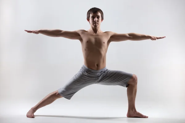 Yoga Pose Guerrero 2 Fotos de stock libres de derechos