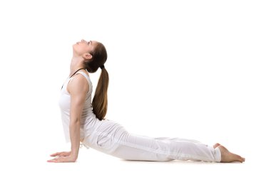 Köpek poz yukarı bakacak şekilde yoga