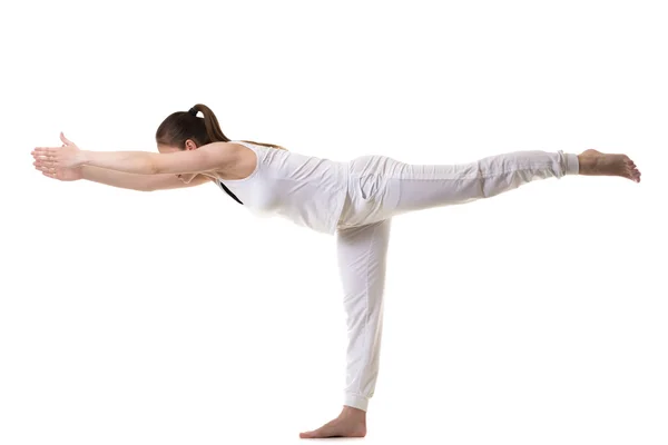 Yoga Pose Guerrero 3 — Foto de Stock