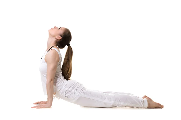 Yoga upward facing dog pose — Stock Photo, Image