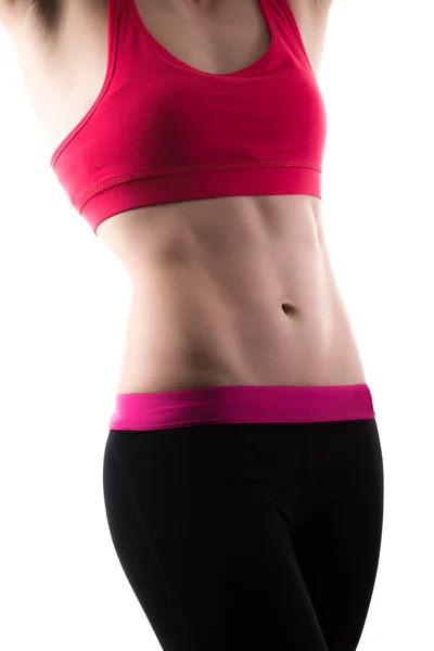 Abdomen femenino muscular — Foto de Stock