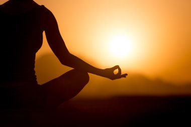 Jnana mudra siluet