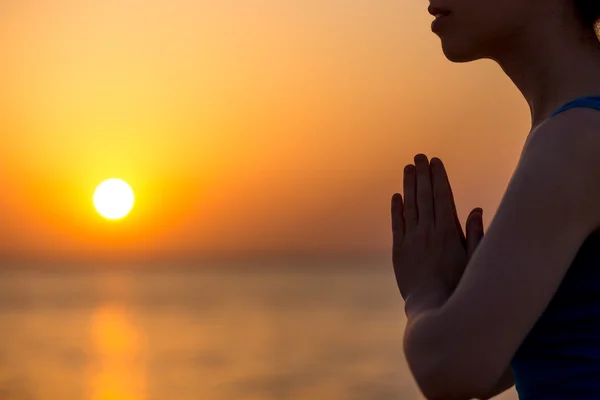 Namaste gesture — Stock Photo, Image