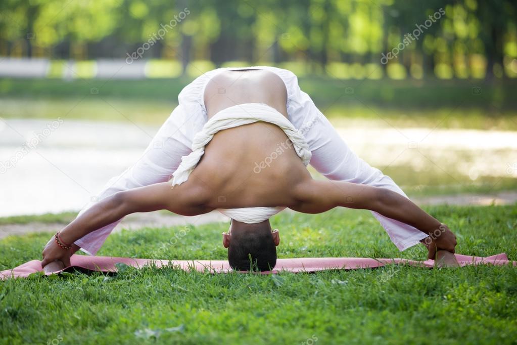 Yoga asana Wide Legged Forward Bend