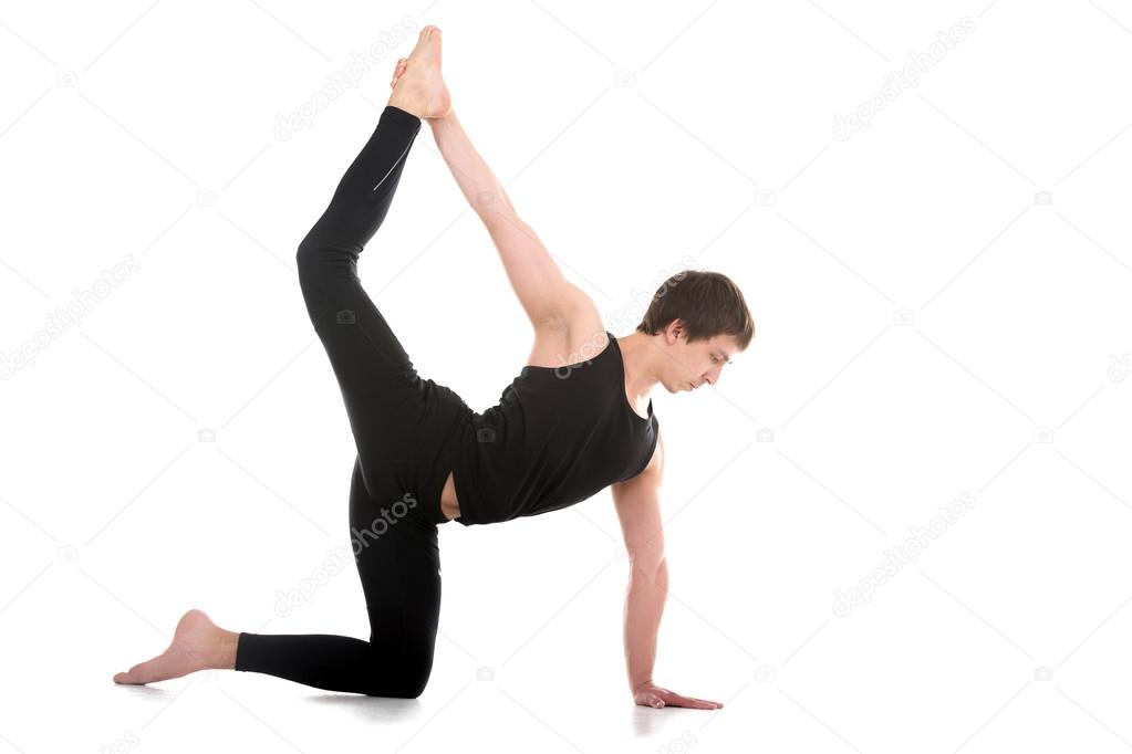 Variation of Chakravakasana Pose