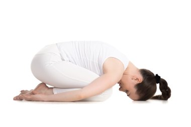 Child yoga Pose clipart