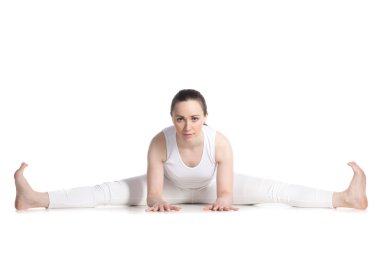 Wide-Angle Seated Forward Bend pose