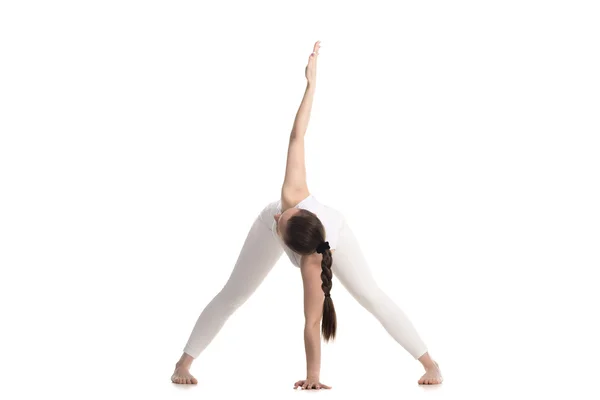 Yoga for flexible spine — 图库照片