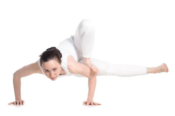 Dragonfly Yoga pose — Stok fotoğraf