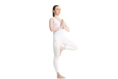 Yoga vrksasana pose 
