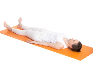 Yoga Corpse Pose clipart