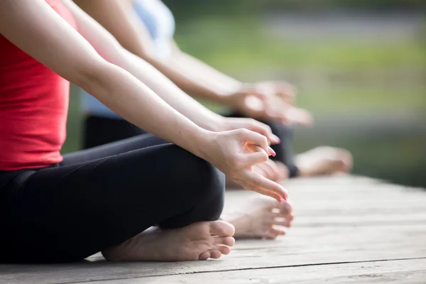 Dhyana mudra — Stockfoto