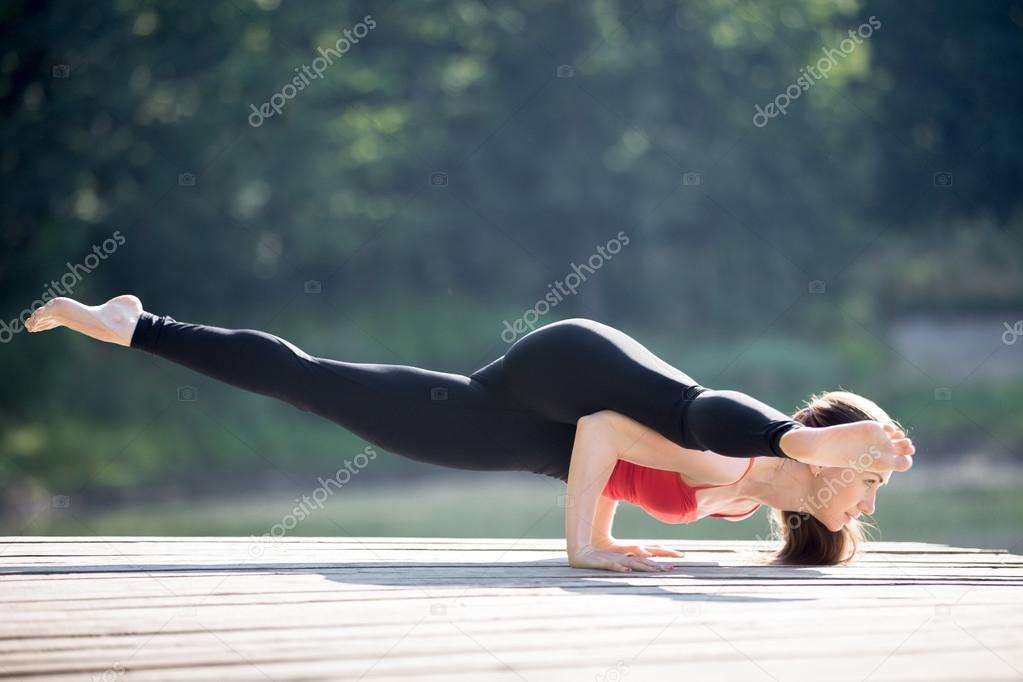 Yoga pose Dedicated to the Sage Koundinya II 