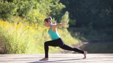 Yoga egzersiz kız