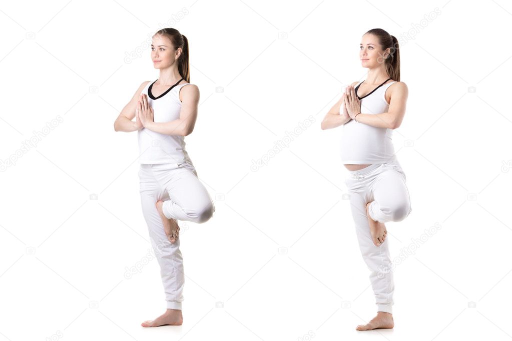 Prenatal Yoga, Vriksasana pose