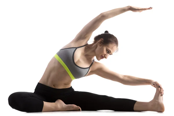 Parivrtta Janu Sirsasana pose — Stock Photo, Image