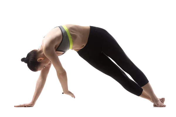Twist pilates exercise — Stok fotoğraf