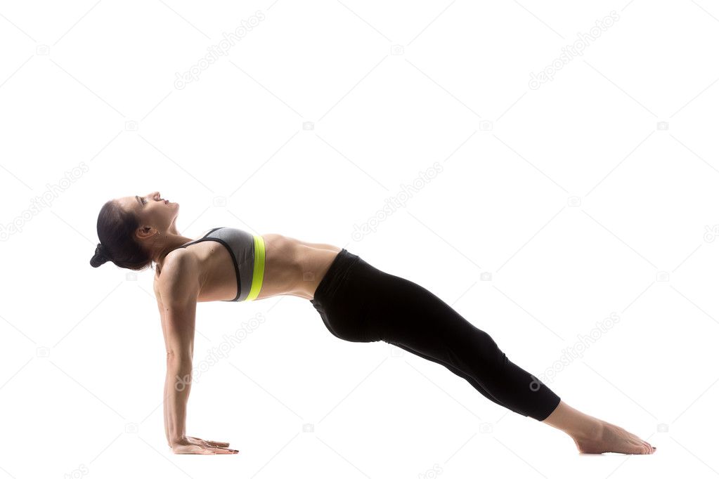 Upward plank yoga pose