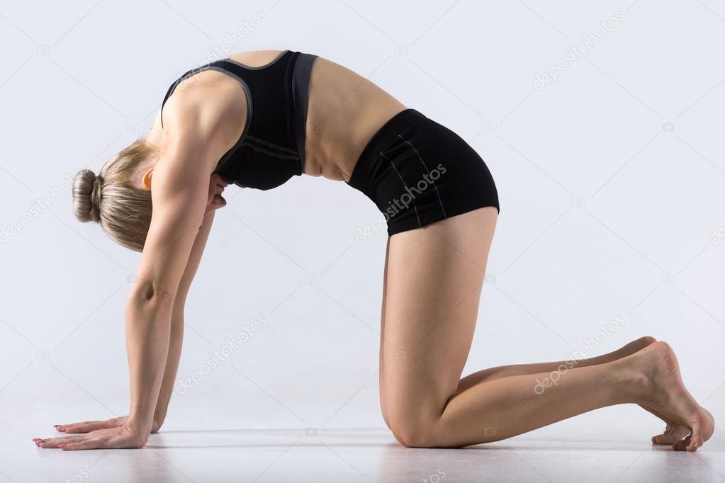 Cow yoga Pose