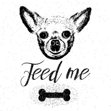 Beni aç köpekle besle.