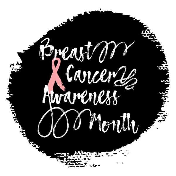 Miesiąc świadomości na temat raka piersi. — Zdjęcie stockowe