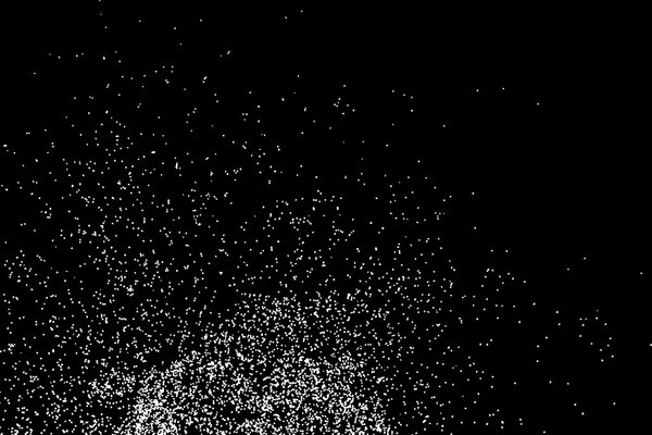 Falling snow on the black background.  