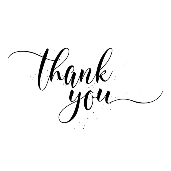 Thank You calligraphy sign. — Stock Photo, Image