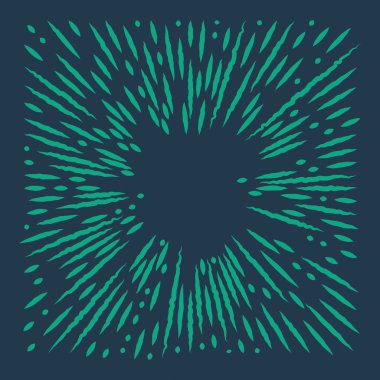 Hipster vintage sunburst.  