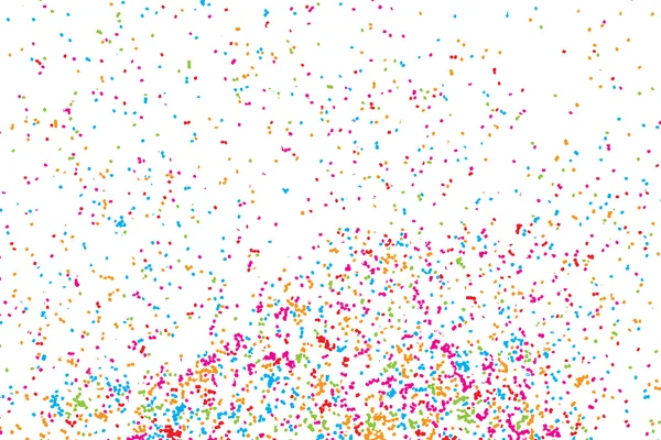 Confeti colorido en blanco — Archivo Imágenes Vectoriales